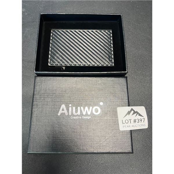 Lot of 1 Carbon Style Minimalist Slim Wallet - Quick Eject