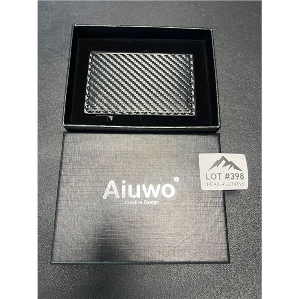 Lot of 1 Carbon Style Minimalist Slim Wallet - Quick Eject