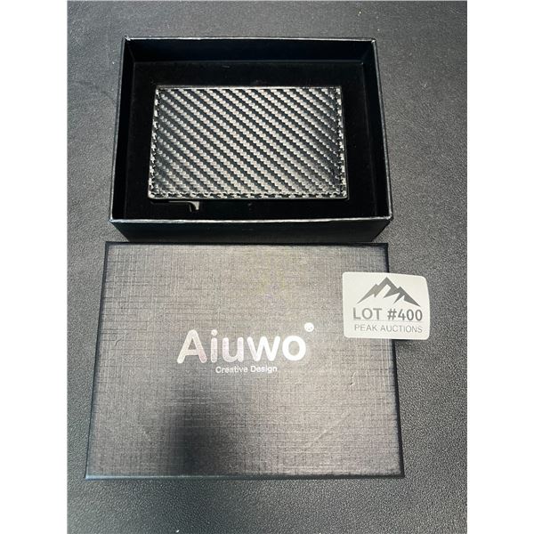 Lot of 1 Carbon Style Minimalist Slim Wallet - Quick Eject