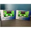 Image 1 : Lot of 2 Doubleshock 4 Wireless Controllers for Playstation 4 - Green