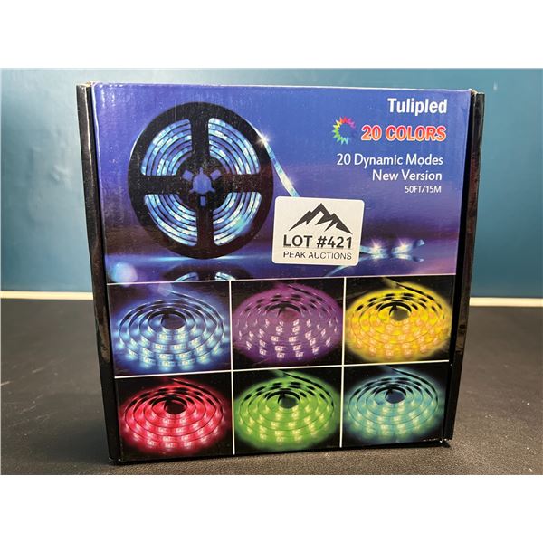 Lot of 1 LED RGB Strip Light Kit w/ Remote Control (50FT Long Length)