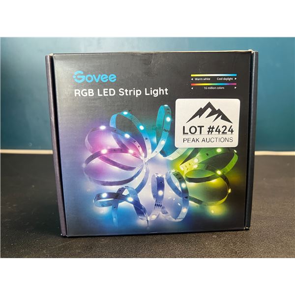 Lot of 1 Govee RGB LED Smart Strip Light Kit - 16.4 FT Length