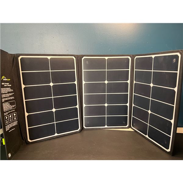 Lot of 1 BanffCliff 60W Foldable Portable Solar Charger