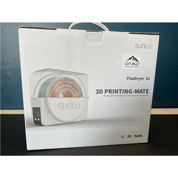 Lot of 1 Sunlu FilaDryer S1 3D Printing Mate