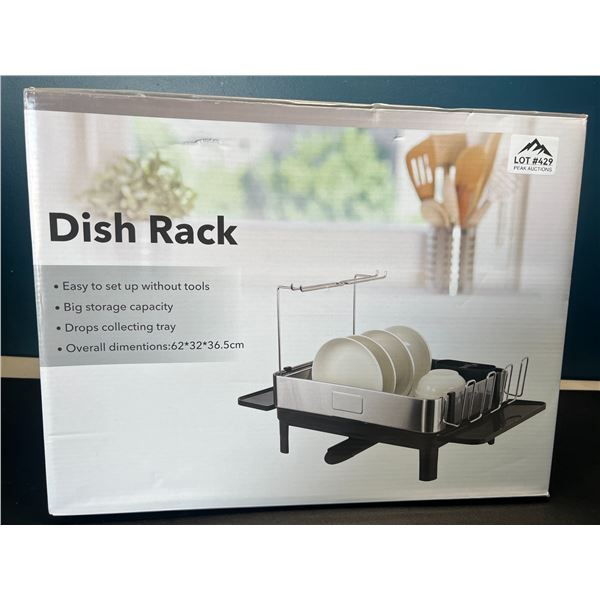 Lot of 1 Dish Rack - Large Storage Capacity
