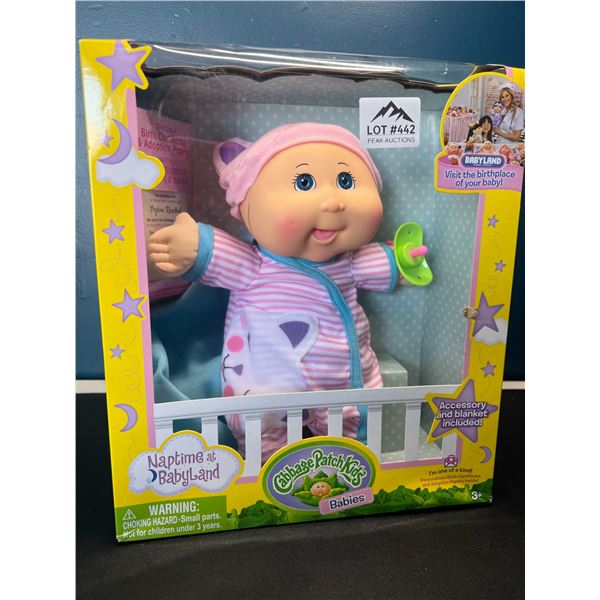 Lot of 1 Cabbage Patch Kids Naptime at Babyland Baby Doll