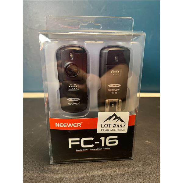 Lot of 1 Neewer FC-16 Wireless Flash/Studio Flash Trigger with Remote Shutter for Canon Cameras