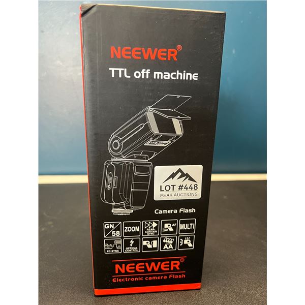 Lot of 1 Neewer TTL Camera Flash for Canon Cameras