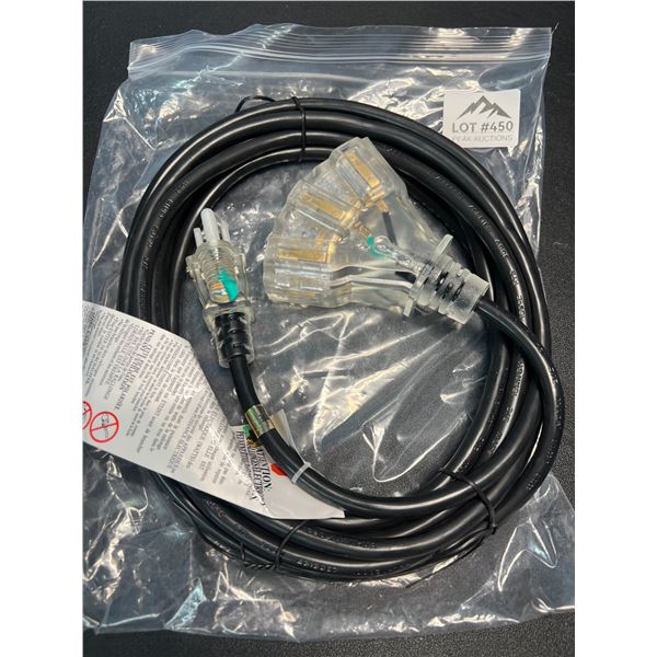 Lot of 1 3-Outlet Extension Cord