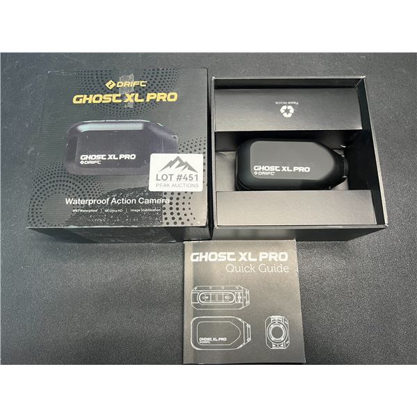 Lot of 1 Drift Ghost XL PRO Waterproof 4K Action Camera