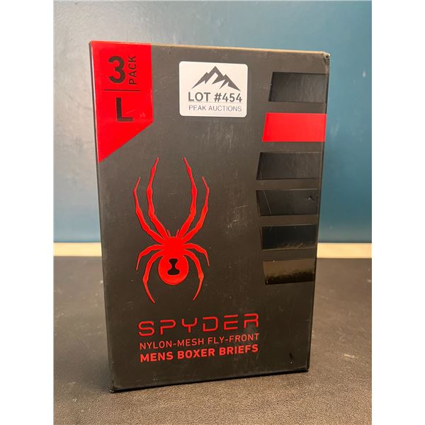 Lot of 1 Box of Spyder Mens Boxer Briefs - Size Large - 3 Pack