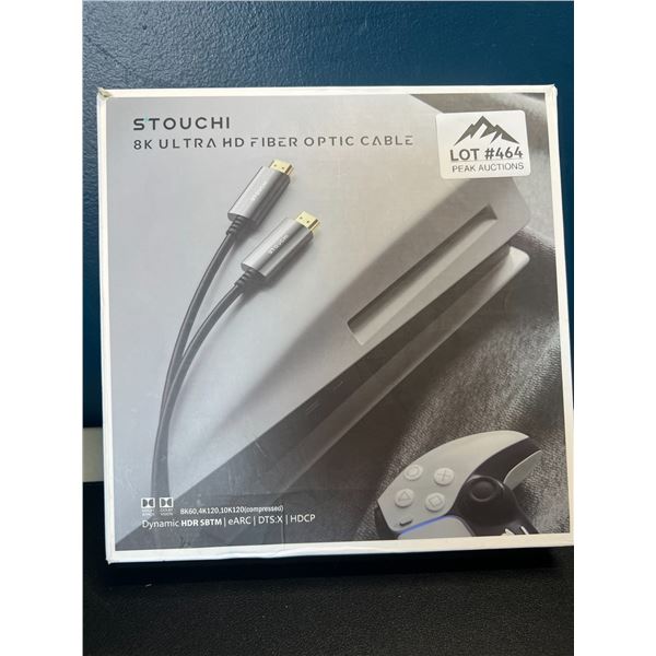Lot of 1 Stouchi 8K Ultra Hd Fiber Optic Cable