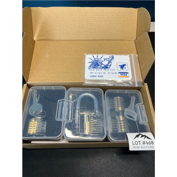 Lot of 1 Lock Picking Tool Kit