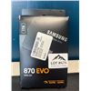 Image 1 : Lot of 1 Samsung 870 EVO S1TB SATA 2.5" Internal Solid State Drive