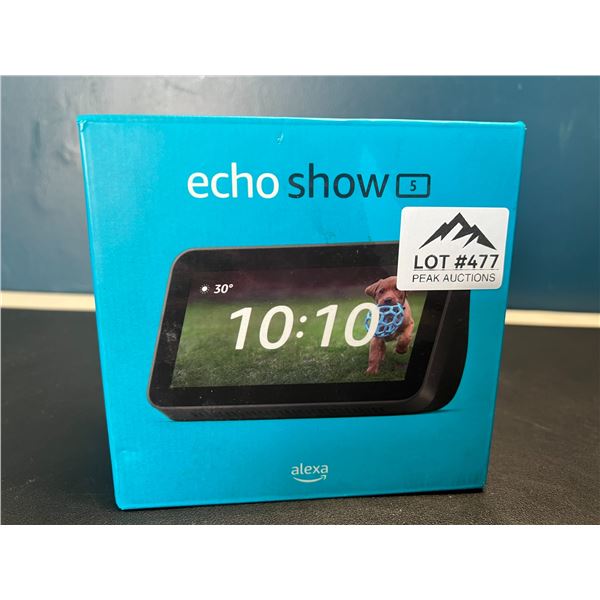 Lot of 1 Amazon Echo Show 5 Smart Display w/ Alexa