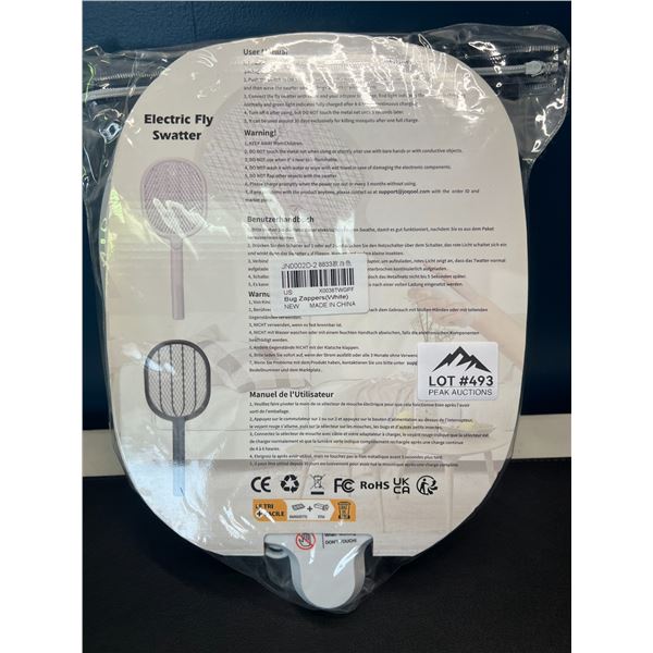 Lot of 1 Electric Rechargeable Fly Swatter/Bug Zapper