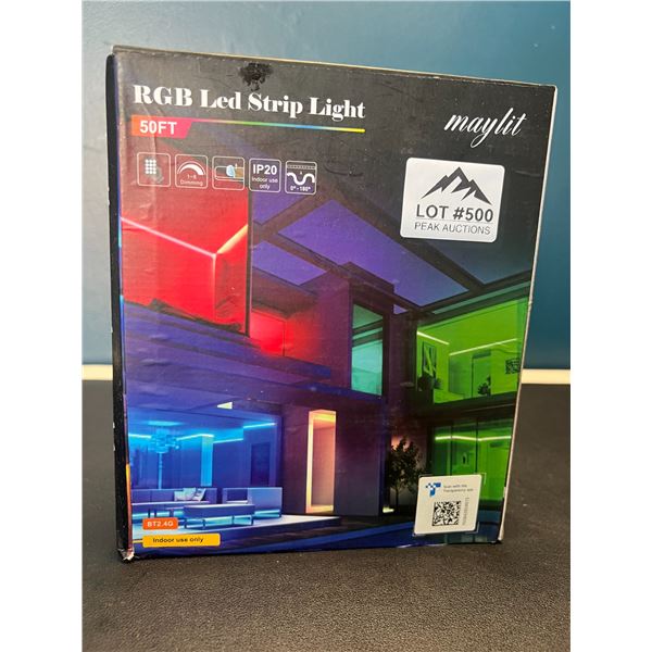 Lot of 1 LED RGB Strip Light Kit (50FT Long Length)