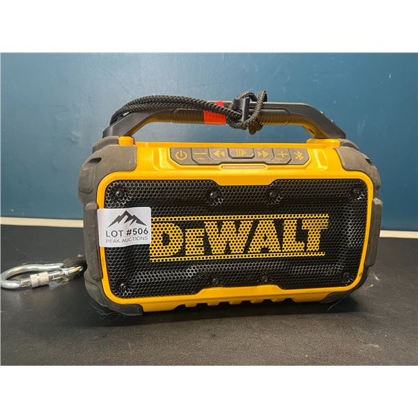 Lot of 1 Dewalt Work Radio/Bluetooth Speaker - Used