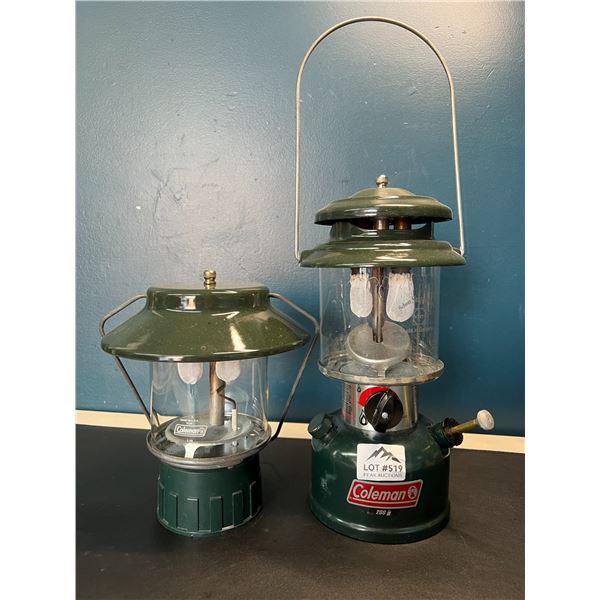 Lot of 2 Coleman Lanterns - Used