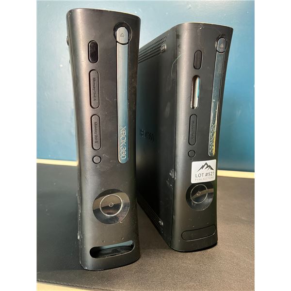 Lot of 2 Xbox 360 Consoles - Used/As Is