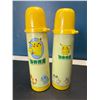 Image 2 : Lot of 2 Vintage 1988 Pokemon Japanese "Pocket Monster" Thermos/Water Bottles - Used