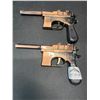 Image 1 : Lot of 2 Metal Gun Ornaments - Used