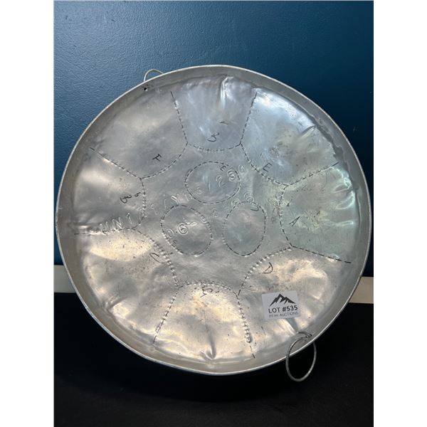 Lot of 1 Steel Musical Drum - Used