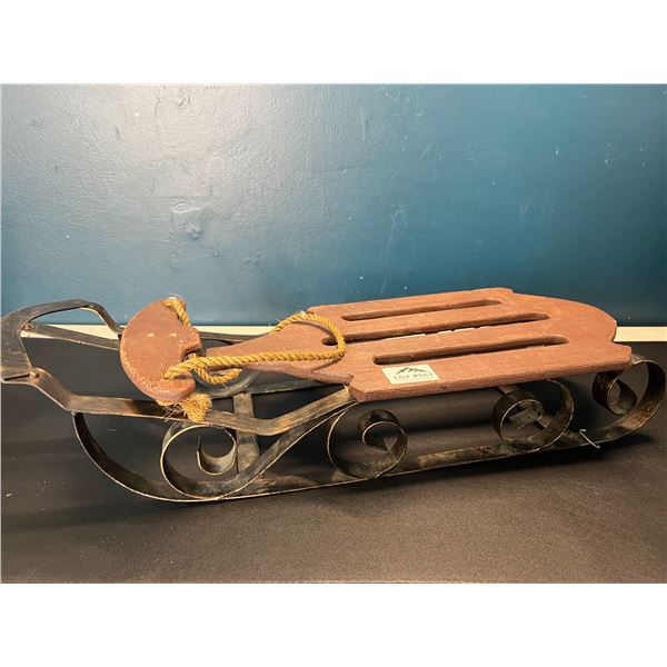 Lot of 1 Antique Hanging Snow Sled/Wall Art Piece - Used