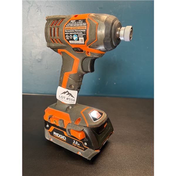 Lot of 1 Rigid Power Drill w/ Battery - Used
