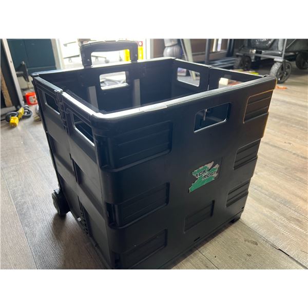 Lot of 1 Rolling Utility/Storage Crate - Used