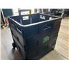 Image 1 : Lot of 1 Rolling Utility/Storage Crate - Used