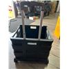 Image 2 : Lot of 1 Rolling Utility/Storage Crate - Used