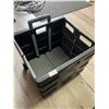 Image 3 : Lot of 1 Rolling Utility/Storage Crate - Used