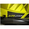 Image 5 : Lot of 1 RYOBI 40V Electric Lawn Mower - Used