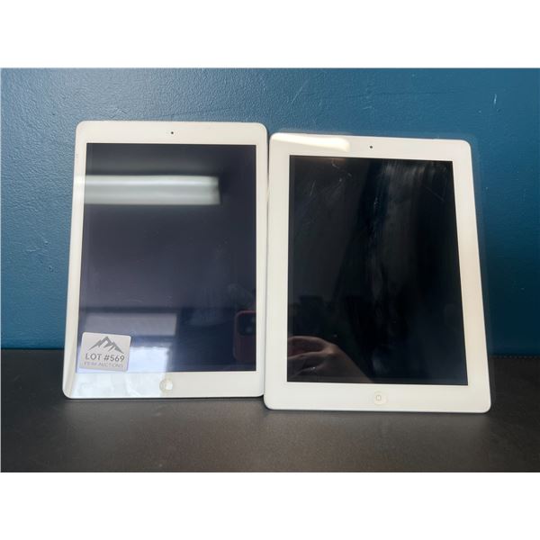 Lot of 2 Assorted iPads - Used
