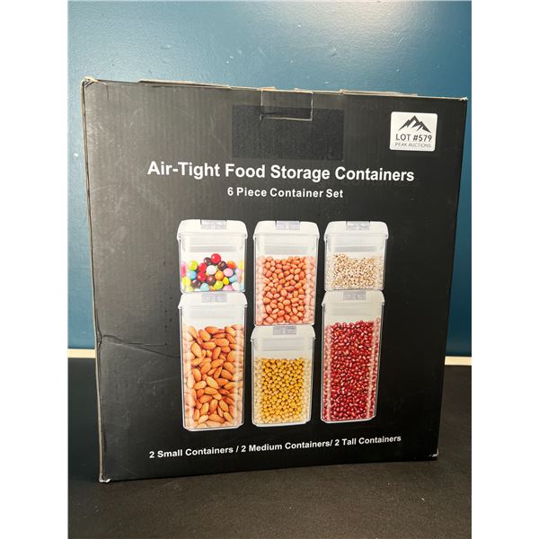 Lot of Airtight Food Storage Containers (6PCS)