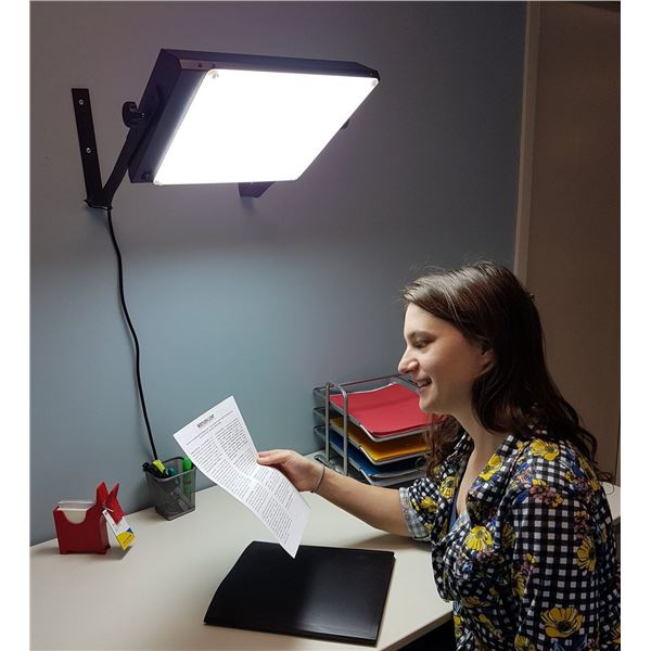 Lot of 1 LiteUP Super Bright Light Therapy 17inch Wall Mounted Lamp - RETAILS for over $260!!