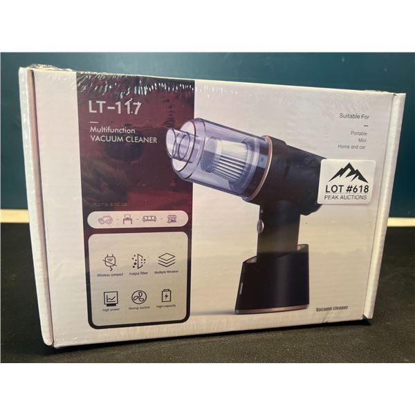 Lot of 1 Multi-Function Vacuum Cleaner/Rechargeable Air Duster Blower - Brand New Sealed!
