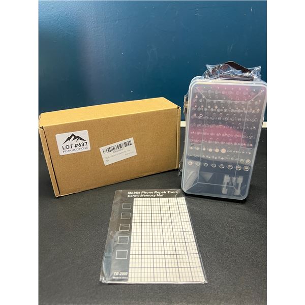 Lot of 1 Precision Screwdriver Tool Set - 112-In-1 - Gray