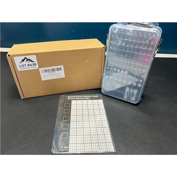 Lot of 1 Precision Screwdriver Tool Set - 112-In-1 - Gray