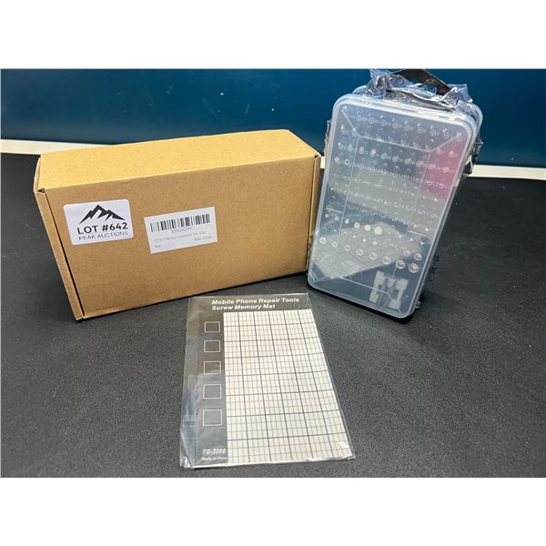 Lot of 1 Precision Screwdriver Tool Set - 112-In-1 - Gray