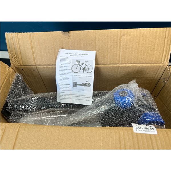 Lot of 1 Wall-Mounted Bike Rack