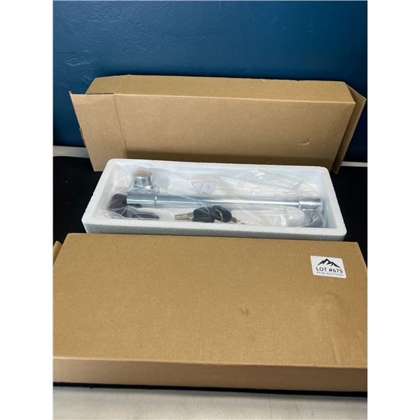 Lot of 2 Anti-Theft Steel Car Steering Wheel Locks w/ Keys