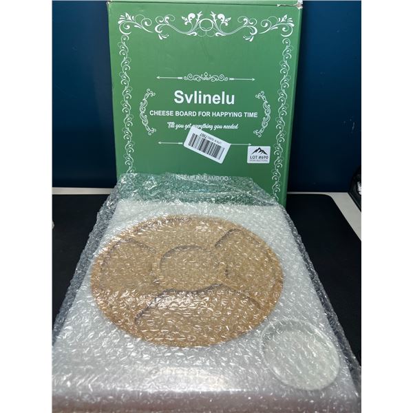 Lot of 1 Bamboo Cheese Board