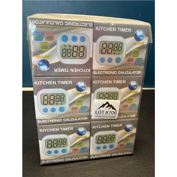 Lot of Digital Kitchen Timers - 12 PCS