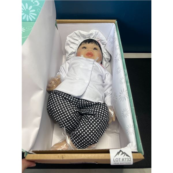 Lot of 1 Paradise Galleries Real Life-Like Baby Doll - Bon Appetit