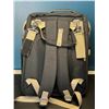Image 2 : Lot of 1 Backbpack-Style Diaper Bag - Black/Gold