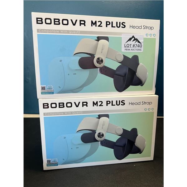 Lot of 2 BoboVR M2 Plus Head Straps for VR Headset