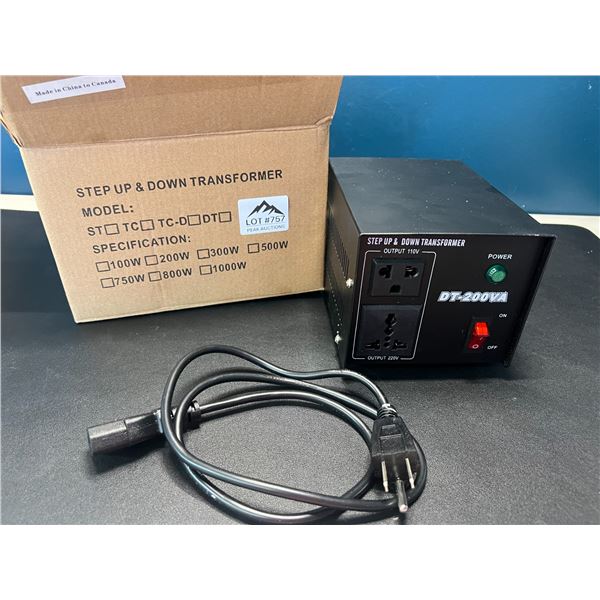 Lot of 1 Step Up & Down Power Converter - 200W