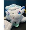 Image 2 : Lot of 2 Alolan Vulpix Pokemon Plushies - 8 inches tall